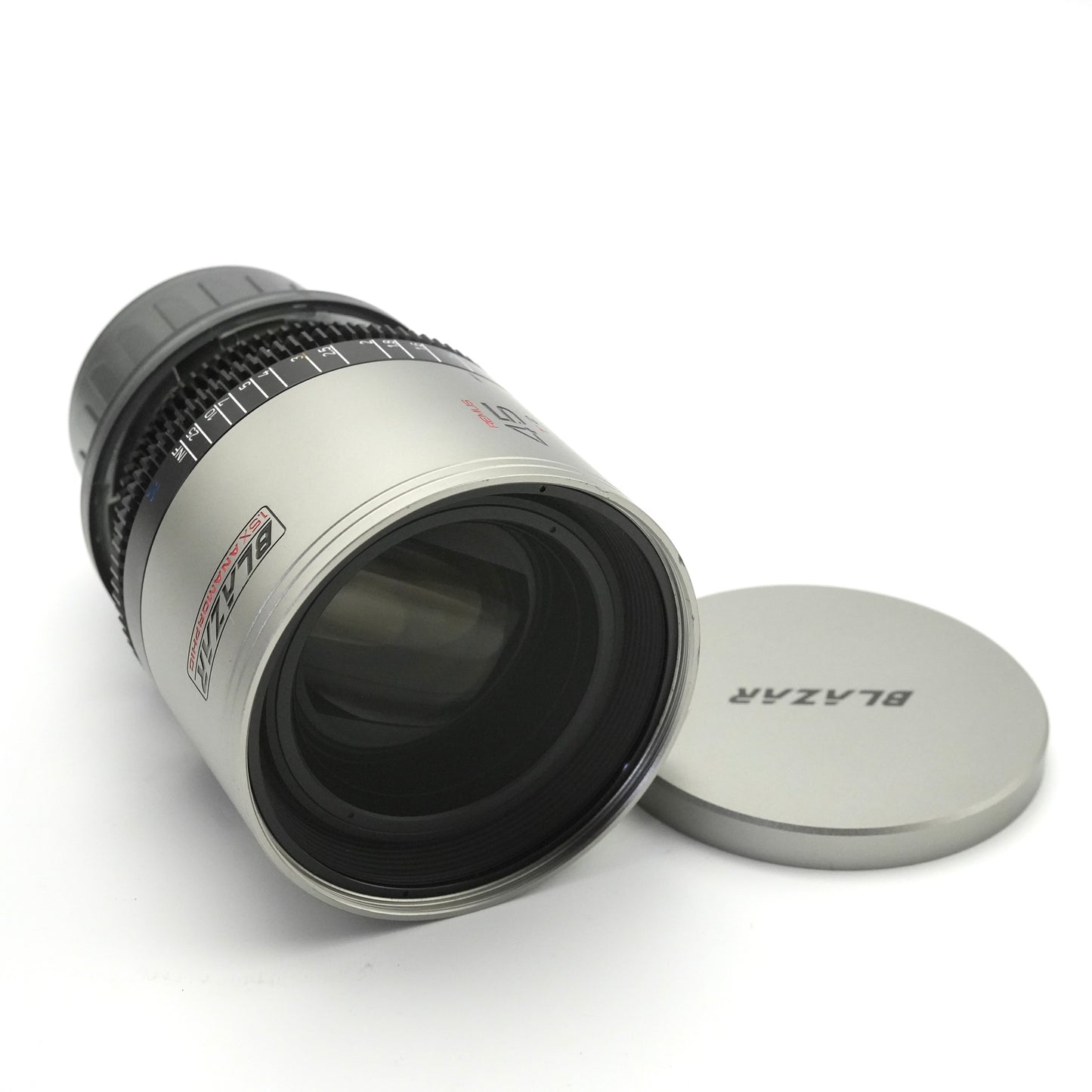 Blazar Lens Remus 45mm T2.0 1.5X Anamorphic Lens (Arri Pl Mount, Silver Flare)