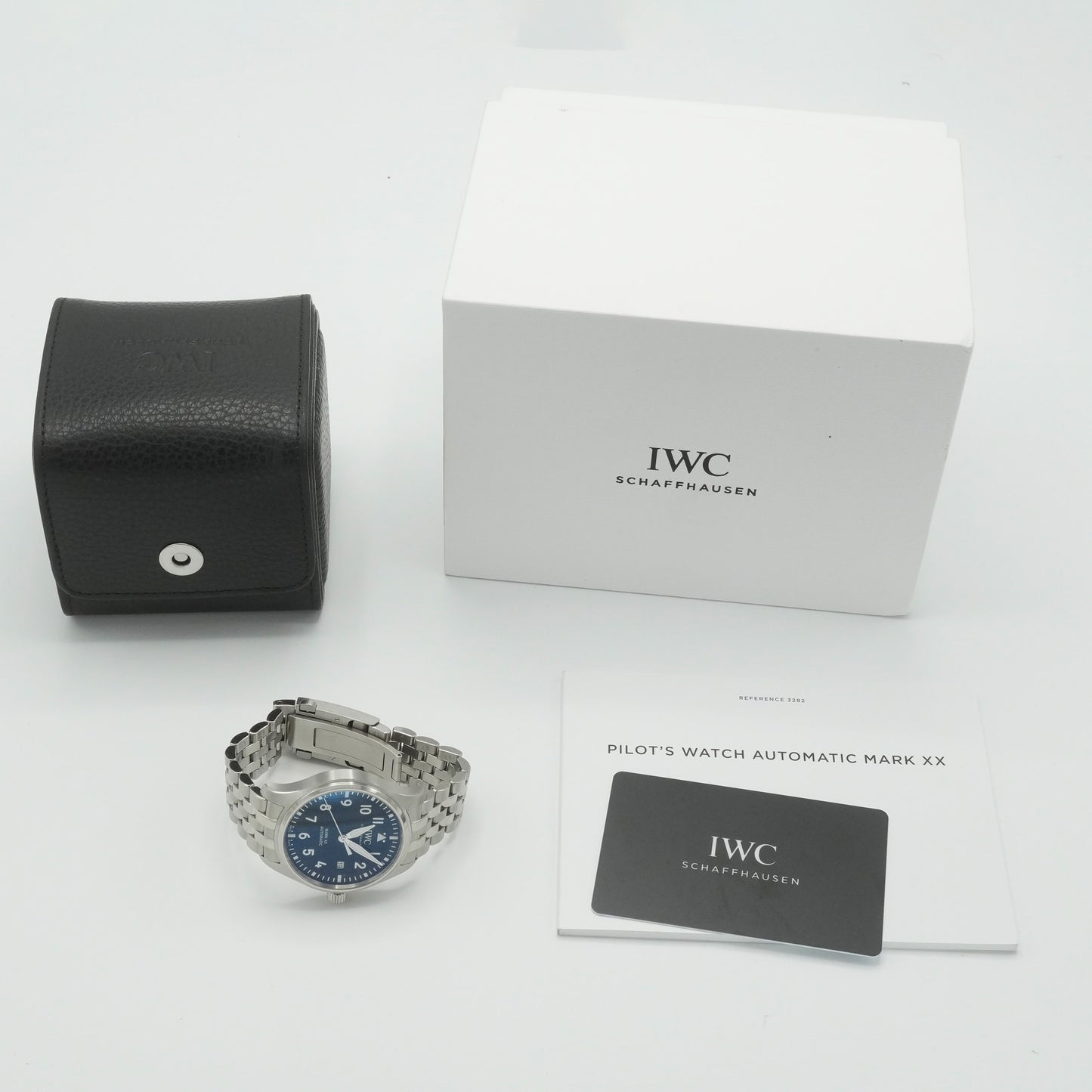 IWC Mark XX IW328202 Men's Automatic Watch in Black w/ papers + box