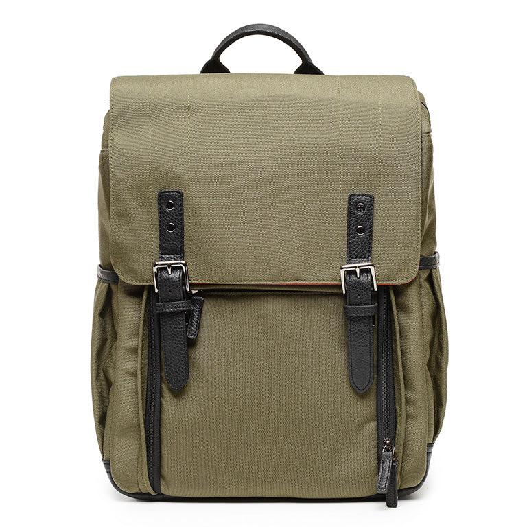 ONA x Tutes The Camps Bay Backpack Camera & Laptop Bag - Green/Orange Nylon