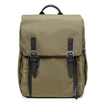 ONA x Tutes The Camps Bay Backpack Camera & Laptop Bag - Green/Orange Nylon