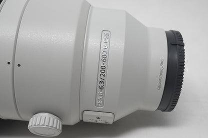 Sony FE 200-600mm f/5.6-6.3 G OSS Telephoto E-Mount Lens SEL200600G - EUC