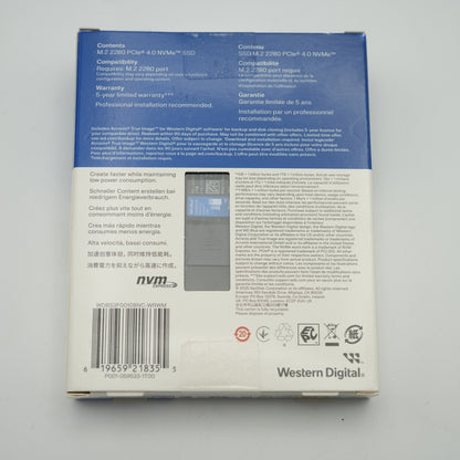 Western Digital WD Blue SN5000 1TB NVMe PCIe Gen4 Internal SSD 5150MB/s M.2 - NEW