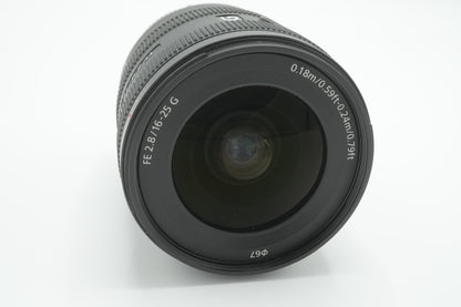 Sony FE 16-25mm 16-25 MM f/2.8 G Lens - SEL1625G