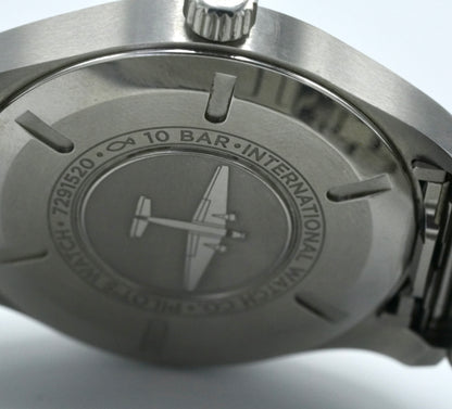 IWC Mark XX IW328202 Men's Automatic Watch in Black w/ papers + box