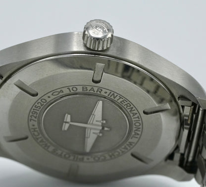 IWC Mark XX IW328202 Men's Automatic Watch in Black w/ papers + box