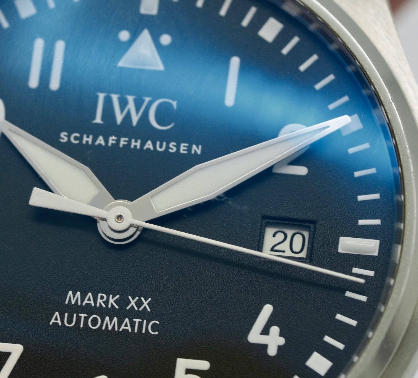 IWC Mark XX IW328202 Men's Automatic Watch in Black w/ papers + box