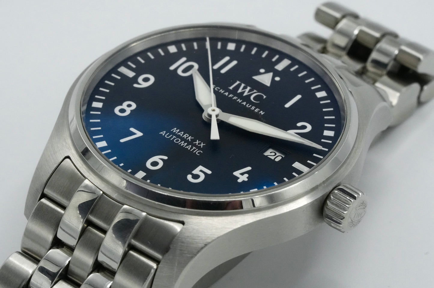 IWC Mark XX IW328202 Men's Automatic Watch in Black w/ papers + box