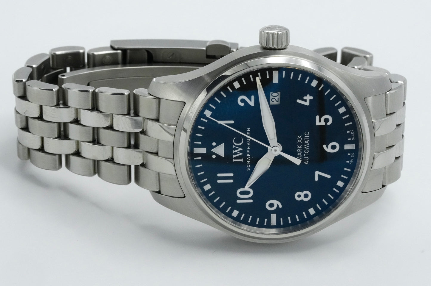 IWC Mark XX IW328202 Men's Automatic Watch in Black w/ papers + box