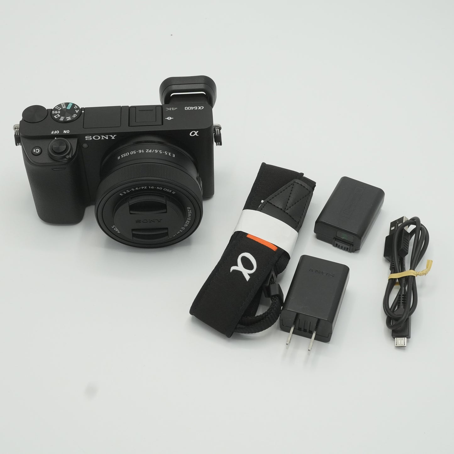 Sony a6400 24.2MP APS-C Mirrorless Camera w/ PZ 16-50mm f/3.5-5.6 OSS Lens - EUC
