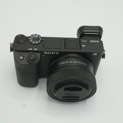 Sony a6400 24.2MP APS-C Mirrorless Camera w/ PZ 16-50mm f/3.5-5.6 OSS Lens - EUC