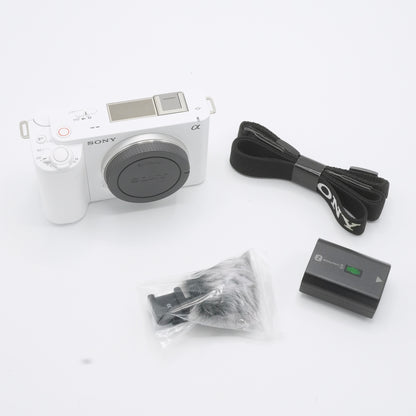 Sony Alpha ZV-E1 Full-Frame Interchangeable Lens Mirrorless Vlog Camera - White