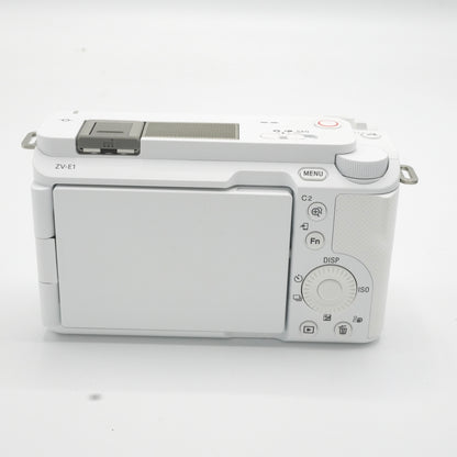 Sony Alpha ZV-E1 Full-Frame Interchangeable Lens Mirrorless Vlog Camera - White