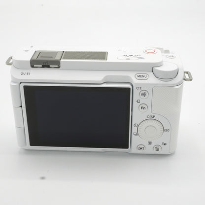 Sony Alpha ZV-E1 Full-Frame Interchangeable Lens Mirrorless Vlog Camera - White