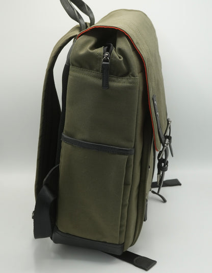 ONA x Tutes The Camps Bay Backpack Camera & Laptop Bag - Green/Orange Nylon