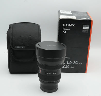 Sony FE 12-24mm f/2.8 GM Lens Wide Angle Lens SEL1224GM + case