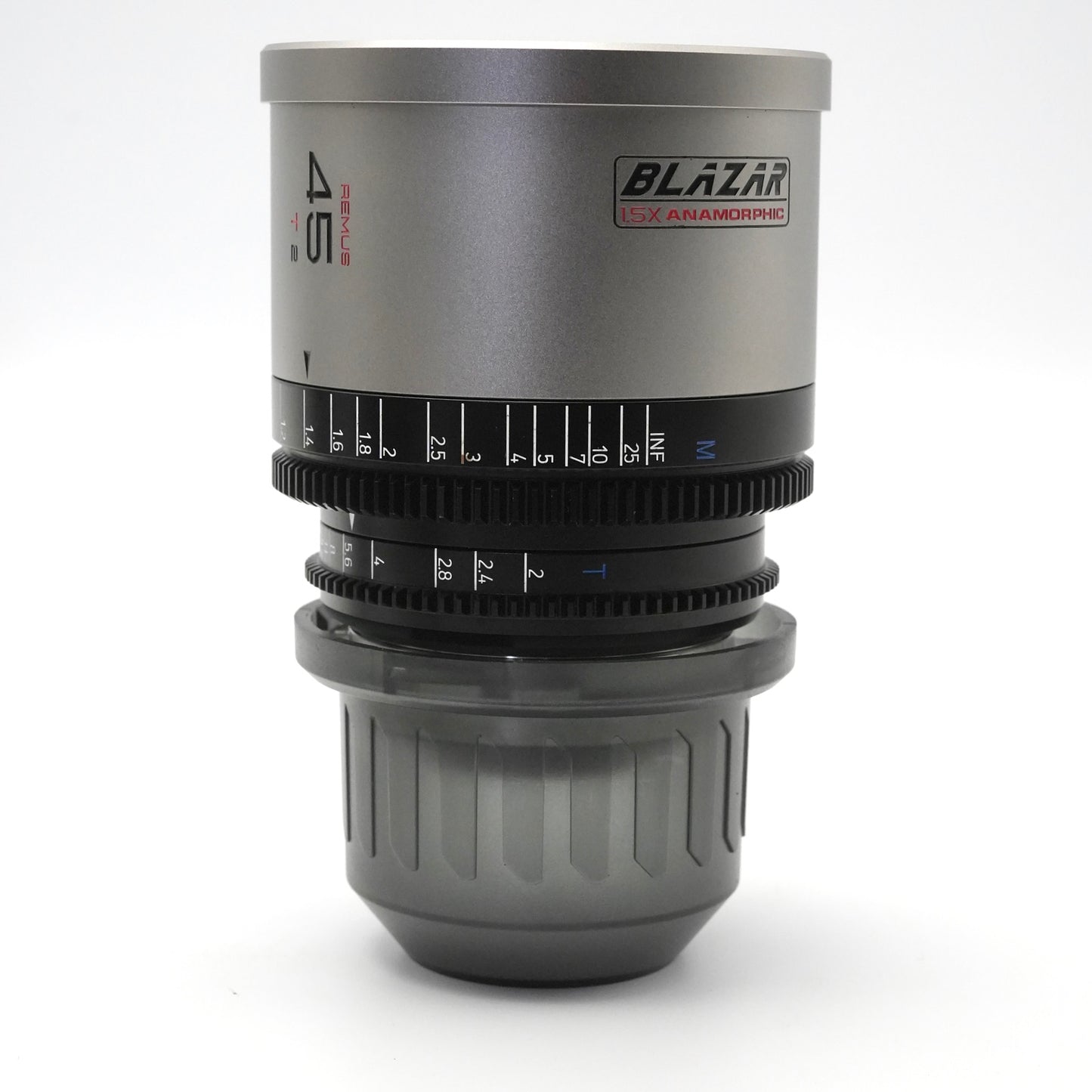 Blazar Lens Remus 45mm T2.0 1.5X Anamorphic Lens (Arri Pl Mount, Silver Flare)