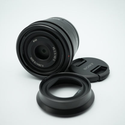 Sony FE 40mm f/2.5 G Full Frame E-Mount Lens - SEL40F25G